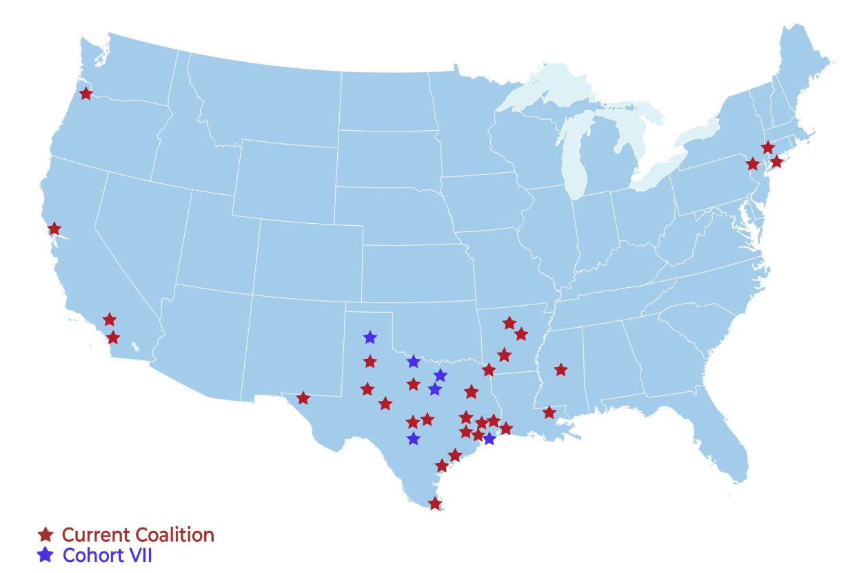 US PREP coalition partners map